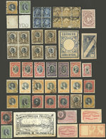 CHILE: Interesting Group Of Old Stamps And Official Seals, Of Mixed Quality (some With Minor Faults, Others Of Fine To V - Chile