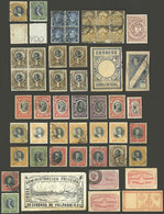 CHILE: Interesting Group Of Old Stamps And Official Seals, Of Mixed Quality (some With Minor Faults, Others Of Fine To V - Cile