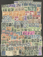 CHILE: OFFICIAL STAMPS: Interesting Lot Of Old Stamps, Used Or Mint Without Gum, Of Mixed Quality (some With Minor Fault - Chile