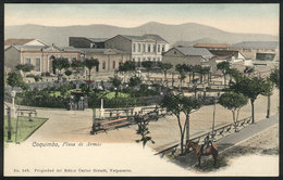 CHILE: COQUIMBO: Plaza De Armas, Editor Carlos Brandt, Circa 1904, VF Quality! - Chile