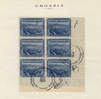 CROATIA: 1951, Government In Exhile, 1K. To 30K., Collection On 30 Album Pages, Including Essays, Proofs, Varieties: Imp - Croacia