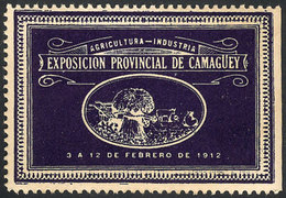 CUBA: Camagüey Provincial Exposition Of Agriculture And Industry, VF, Rare! - Andere & Zonder Classificatie