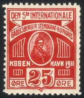 DENMARK: Old Cinderella: 5th Intl. Gabelsberger Shorthand Congress, Copenhagen 1911, VF Quality! - Otros & Sin Clasificación