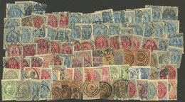 DENMARK + DANISH ANTILLES: Lot Of Old Stamps, Interesting Group To Look For Varieties Or Scarce Cancels, Mixed Quality ( - Andere & Zonder Classificatie