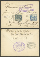 SPAIN: Cover With Its Original Letter (datelined Fontanillas De Castro 18/SE/1941), Sent By Registered Mail To Argentina - Otros & Sin Clasificación