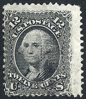 UNITED STATES: Sc.90, Used, With Grid E, Minor Faults, Good Appearance, With Certificate By APEX, Catalog Value US$400 - Other & Unclassified