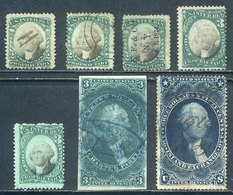 UNITED STATES: Lot Of Old Stamps, Scott Catalog Value US$300+, Fine Quality, Good Opportunity! - Fiscale Zegels