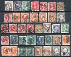 UNITED STATES: Lot Of Old Stamps Of Fine To Very Fine Quality, Yvert Catalog Value Euros 250, Good Opportunity At LOW ST - Other & Unclassified