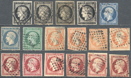 FRANCE: Lot Of Old Stamps, Mixed Quality (many With Minor Defects), Catalog Value Euros 850+ - Otros & Sin Clasificación