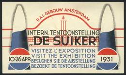 NETHERLANDS: Large Cinderella (115 X 70 Mm) Of The 1931 Amsterdam Exposition, VF! - Otros & Sin Clasificación