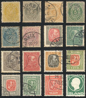 ICELAND: Small Lot Of Old Stamps, Almost All Of Fine To Very Fine Quality, Scott Catalog Value Over US$300 - Collections, Lots & Series