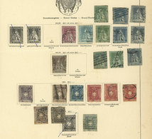 ITALY: Collection On Page Of An Old Album, Including Scarce Stamps, Mixed Quality (from Some With Defects To Others Of F - Toscana