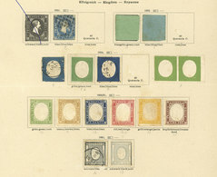 ITALY: STATES: Collection On 7 Pages Of An Old Album, Including Scarce Stamps, Mixed Quality (from Some With Defects To  - Zonder Classificatie