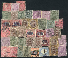 ITALY: Small Lot Of Used Stamps Issed Between 1860 And 1890 Approx., Very Fine General Quality, HIGH CATALOGUE VALUE, Go - Zonder Classificatie