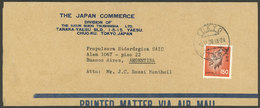 JAPAN: Wrapper For Printed Matter Sent To Argentina On 2/MAY/1978 Franked With 150y., Very Nice! - Otros & Sin Clasificación