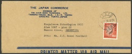 JAPAN: Wrapper For Printed Matter Sent To Argentina On 2/MAY/1978 Franked With 150y., Very Nice! - Altri & Non Classificati