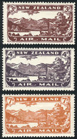 NEW ZEALAND: Sc.C1/C3, 1931 Cmpl. Set Of 3 Values, VF Quality - Otros & Sin Clasificación