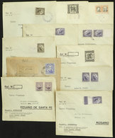 PARAGUAY: 11 Covers Sent To Argentina With Very Nice Postages, VF Quality! - Paraguay