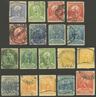 PERU: Sc.141 + Other Values, Lot Of 18 Stamps With Attractive Cancels, VF General Quality! - Perú