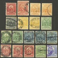 PERU: Sc.142 + Other Values, Lot Of 18 Stamps With Attractive Cancels, VF General Quality! - Perú