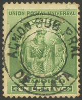 PERU: Sc.142, With "ADMON SUB PRAL DE LLATA" Cancel, VF Quality!" - Perú