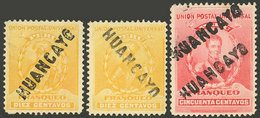 PERU: Sc.148 + Other Values, 3 Stamps With HUANCAYO Cancel, VF Quality! - Pérou