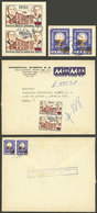 PERU: Registered Cover Sent From Chiclayo To Lima On 4/JUN/1982 Franked With 280S. (Sc.735 + 763 Pairs), VF Quality! - Peru