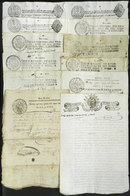 PERU: REVENUE-STAMPED PAPER Of Years 1640 (3!!) To 1895 (not Consecutive), About 26 Pages, Few With Defects, Most Of Fin - Perú