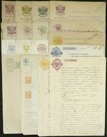 PERU: REVENUE-STAMPED PAPER Of Years 1905 To 1971 (not Consecutive), About 45 Pages, Almost All Different, VF And Useful - Peru