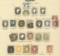 PORTUGAL: Collection On 11 Pages Of An Old Album, Including Scarce Stamps, Mixed Quality (from Some With Defects To Othe - Andere & Zonder Classificatie