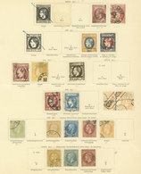 ROMANIA: Collection On 13 Pages Of An Old Album, Including Scarce Stamps, Mixed Quality (from Some With Defects To Other - Otros & Sin Clasificación