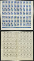 RUSSIA: Sc.105, 1915 10k. Blue Printed On Thick Paper With Inscriptions On Back (for Usage As Paper Money And Issued Wit - Andere & Zonder Classificatie