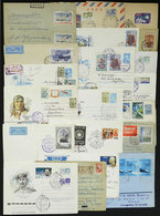 RUSSIA: 20 Covers Of 1970s And 1980s, Several With Marks Of ANTARCTIC STATIONS, Special Postmarks, Good Frankings, Etc., - Otros & Sin Clasificación