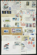 RUSSIA: 20 Covers Of 1970s And 1980s, Several With Marks Of ANTARCTIC STATIONS, Special Postmarks, Good Frankings, Etc., - Other & Unclassified