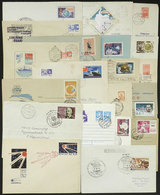 RUSSIA: 20 Covers Of 1970s And 1980s, Several With Marks Of ANTARCTIC STATIONS, Special Postmarks, Good Frankings, Etc., - Otros & Sin Clasificación