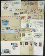 RUSSIA: 23 Covers Of 1970s And 1980s, Several With Marks Of ANTARCTIC STATIONS, Special Postmarks, Good Frankings, Etc., - Otros & Sin Clasificación