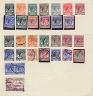 SINGAPORE: Collection On 4 Album Pages, Very Fine Quality, Interesting! - Singapore (1959-...)