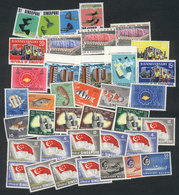 SINGAPORE: Lot Of Very Thematic Stamps And Sets, All Never Hinged And Of Very Fine Quality, Scott Catalog Value Over US$ - Singapour (1959-...)