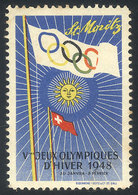 SWITZERLAND: Winter Olympic Games St Moritz 1948, Very Handsome. - Andere & Zonder Classificatie