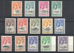 TRISTAN DA CUNHA: Sc.28/41, 1960 Fish, Complete Set Of 14 Unmounted Values, Excellent Quality. - Tristan Da Cunha