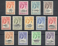 TRISTAN DA CUNHA: Sc.42/54, 1961 Fish, Complete Set Of 13 Unmounted Values, Excellent Quality. - Tristan Da Cunha