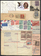 WORLDWIDE: Lot Of 8 Covers And Cards, Some With Minor Faults, Good Opportunity! - Autres & Non Classés