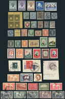 WORLDWIDE: Varied Lot Of Stamps Of Various Countries And Periods, Used And Mint (some Can Be Without Gum), Most Of Fine  - Otros & Sin Clasificación