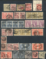 URUGUAY: Lot Of Several Dozens Old Stamps, With Many Interesting Cancels, VF Quality!! - Uruguay