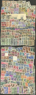 VATICAN: Lot Of MANY HUNDREDS Singles Inside An Envelope, Used Or Mint Without Gum, Many Of Fine To VF Quality And Other - Altri & Non Classificati