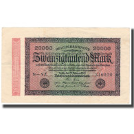 Billet, Allemagne, 20,000 Mark, 1923, 1923-02-20, KM:85a, TTB - 20.000 Mark