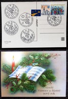 1999 Slovakia Postcard With Christmas Post Stamped /** - Cartoline Postali