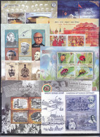 India 2017 Complete 29 MS MINIATURE SHEET Stamp Collection Year Pack MNH - Komplette Jahrgänge