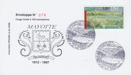 Carte  1er  Jour   MAYOTTE   Lac   DZIANI   DZAHA   2001 - Andere & Zonder Classificatie