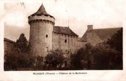 BLANZAY CHATEAU DE LA MAILLOLIERE - Lussac Les Chateaux
